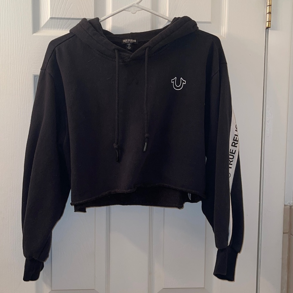 True Religion crop hoodie